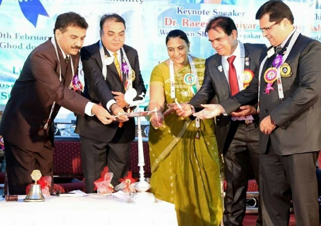 Inauguration function at Lions club with Surat Mayor